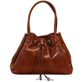 Floto Italian Leather Women's Handbag Shoulder Bag Sorrento olive