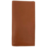 Floto Italian Leather Checkbook Wallet brown