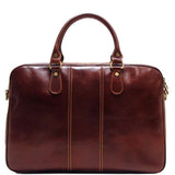 Slim Leather Briefcase Floto Venezia brown