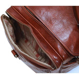Floto Leather Cargo Duffle Bag Brown floto