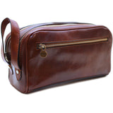 Leather Dopp Travel Kit Bag Floto angle
