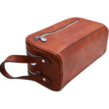 Leather Dopp Travel Kit Bag Floto bottom