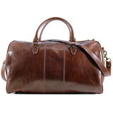 Floto Italian Leather Duffle Bag Venezia 2.0 Travel Bag brown