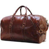 Leather Duffle Bag Floto Venezia Grande angle