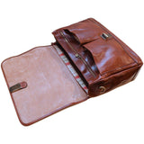 leather messenger bag cross body floto