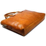 Floto Italian Leather Slim Briefcase Milano 4