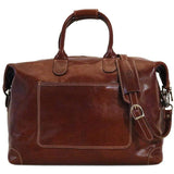 Leather Duffle Travel Bag Floto Chiara brown