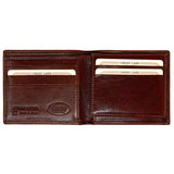 Floto Italian Leather Wallet Billfold Card Case Venezia inside 