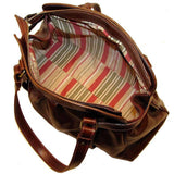 leather shoulder handbag floto