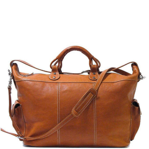 Floto Italian Parma Leather Travel Tote Duffle Bag 
