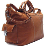 Floto Italian Parma Leather Travel Tote Duffle Bag 2