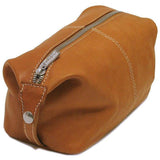 Floto Italian Parma leather dopp kit toiletry bag brown 2