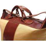 canvas and leather bag