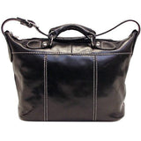 Floto Italian Leather Handbag Piana Mini Women's Bag black