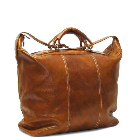 Floto Italian Leather Duffle Travel Tote Bag olive 