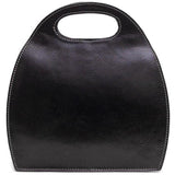 Floto Italian Leather Pietrini Women's Handbag Purse black