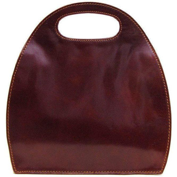 Floto Italian Leather Pietrini Women's Handbag Purse brown