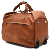 rolling leather luggage floto parma trolley