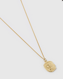 Izoa Julius Coin Necklace Gold