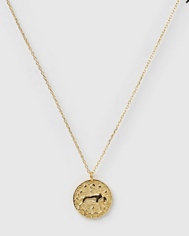 Izoa Star Sign Necklace Taurus Gold