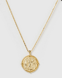 Izoa Superstition Pendant Necklace Gold