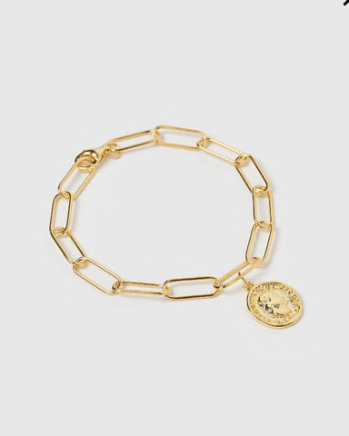 Izoa Token Bracelet Gold