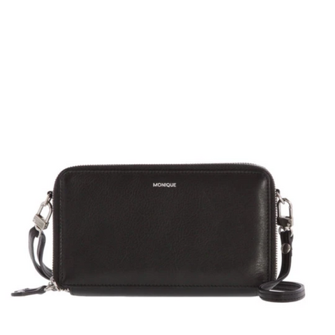 MONIQUE Trushna Leather Zip Around Organiser Belt Bag/Crossbody Bag/Wallet