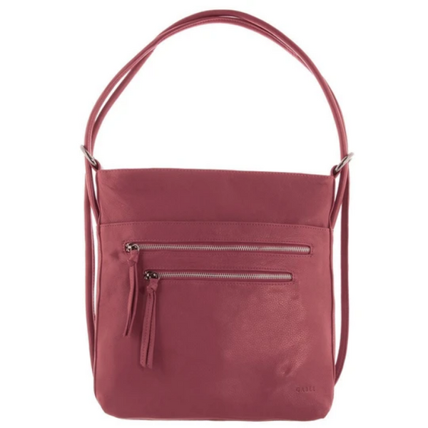 GABEE Dora Leather 2 in 1 Convertible Backpack/Shoulder Bag