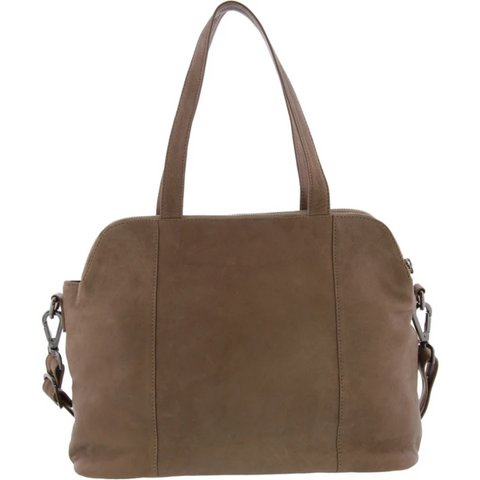 GABEE Michella Soft Leather Tri Compartment Handbag