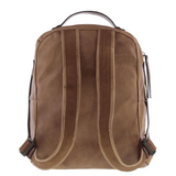 GABEE Lennox Vegan Leather Woven Backpack