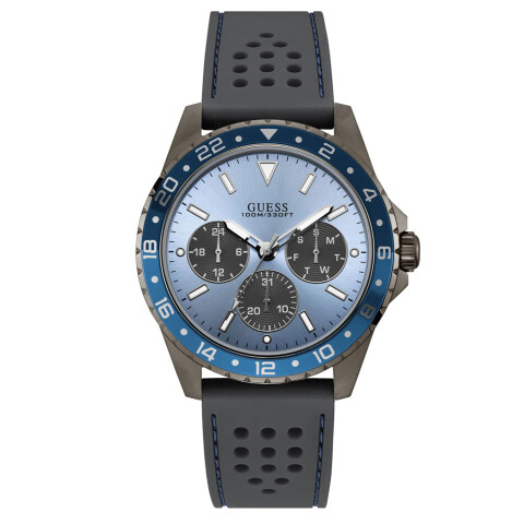 Guess Men's Odyssey U1108G6 Blue Silicone Quartz Fashion Watch