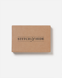STITCH & HIDE LEATHER ALFRED CARDHOLDER BLACK