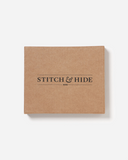 STITCH & HIDE LEATHER CONNOR WALLET BROWN