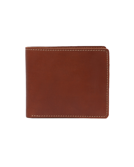 STITCH & HIDE LEATHER CONNOR WALLET MAPLE BROWN