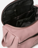 Stitch & Hide Leather Jett Toiletry Bag Dusty Rose Pink