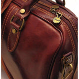 leather mini duffle bag