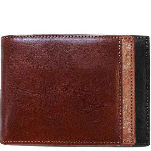 Floto Italian Leather Wallet Billfold Card Case Venezia colors