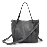 Old Trend Daisy Leather Tote with Coin Purse