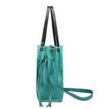 Old Trend Daisy Leather Tote with Coin Purse