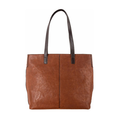 Hidesign Sonoma Large Leather Tote Brown