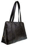 Hidesign Cerys Leather Multi-Compartment Shoulder Bag Black