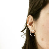 Agapantha Thin Line Studs Small Earrings