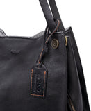Old Trend Daisy Leather Tote with Coin Purse