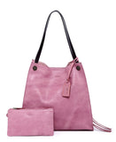 Old Trend Daisy Leather Tote with Coin Purse