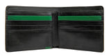 Hidesign Dylan 04 Leather Slim Bifold Wallet Black