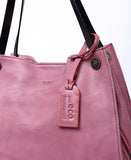 Old Trend Daisy Leather Tote with Coin Purse