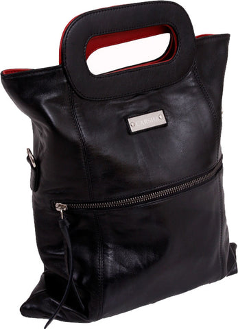 CARSHA  "Hong Kong" Reversible Leather Tote Bag