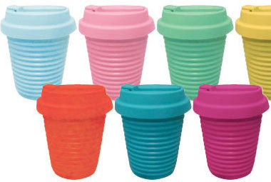 Silicone Eco Coffee Cup w/ Flip Top Lid SALE