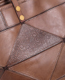 Old Trend Leather Prism Tote Bag