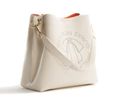 Gunas New York Tabitha Cream Bucket Shoulder Bag